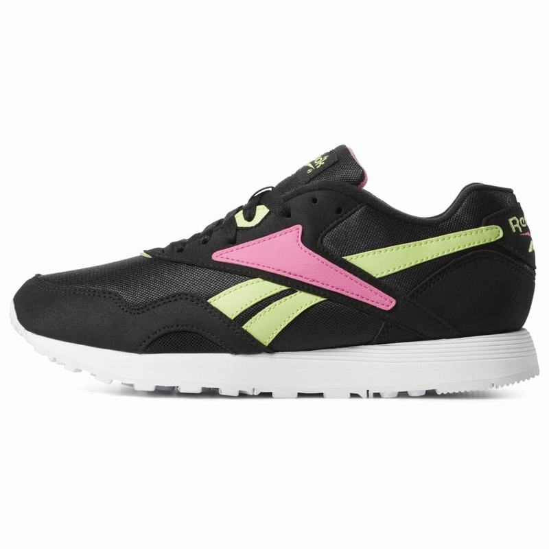Tenisi Reebok Rapide Dama Negrii/Roz/Verzi Deschis Romania VX9553UG